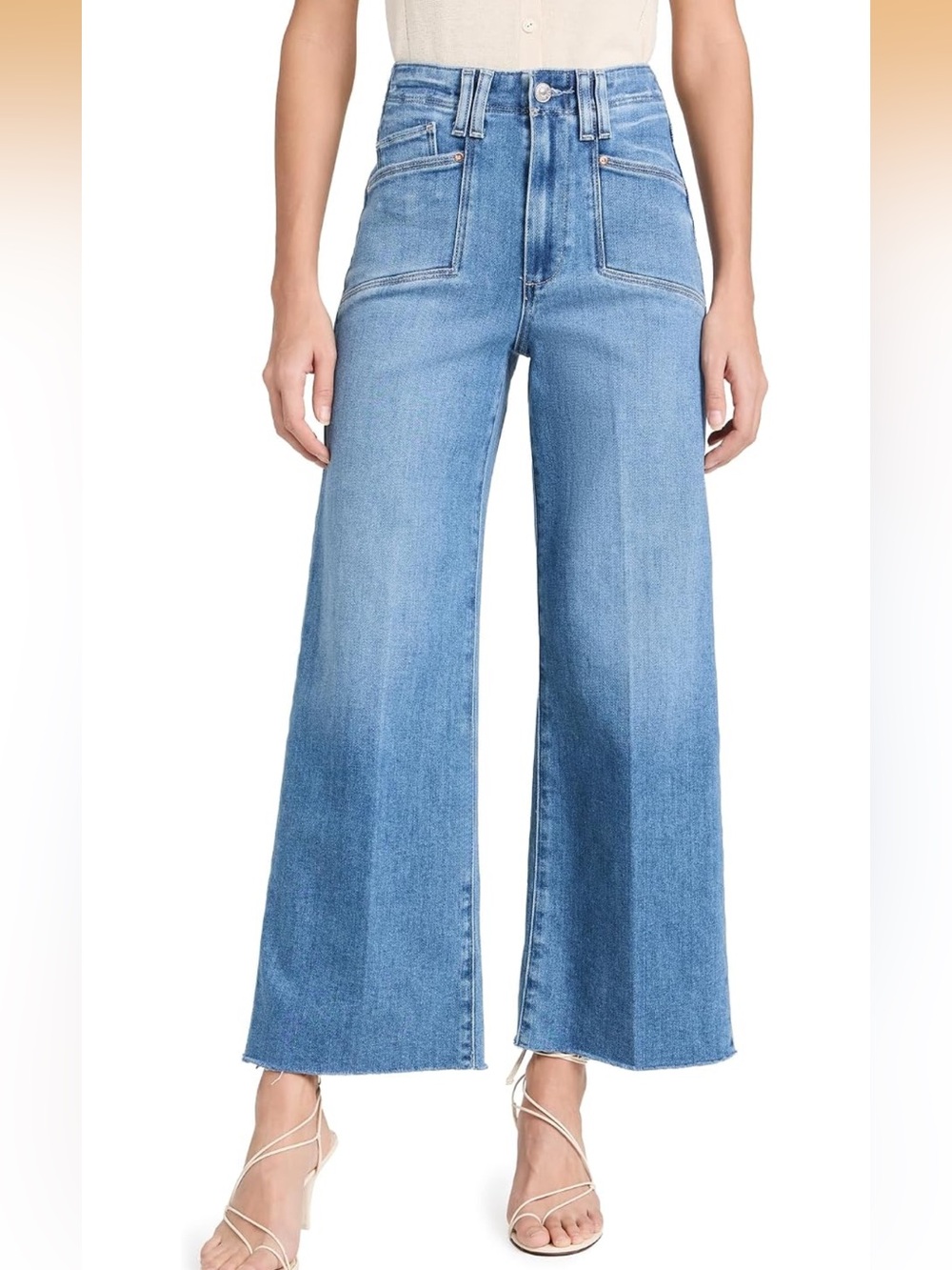 PAIGE Anessa  Wide Leg High-Rise Jeans